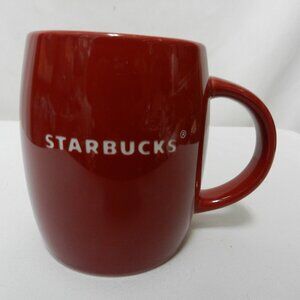 Starbucks Collector Series Fire Engine Red mug cup Micro Dish NEW